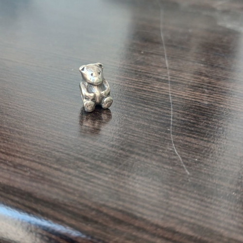 Pandora Bear Charm S925 used, silver