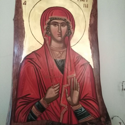 Ag Marina Handmade Icon in Like New Condition