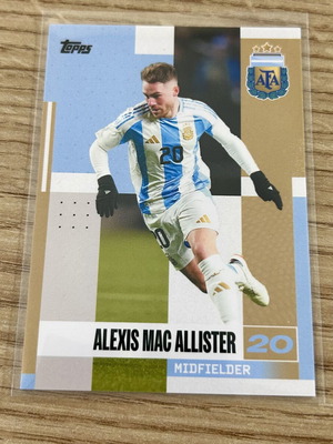 Alexis Mac Allister Argentina National Team Card Topps 2024