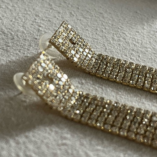 Women's long earrings new, gold and silver color