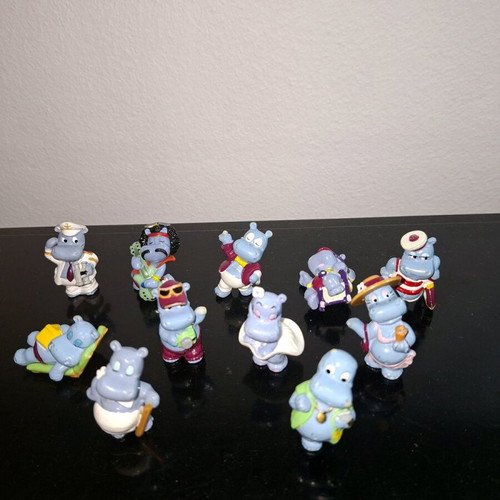 Kinder Surprise Hippo figure used with wear