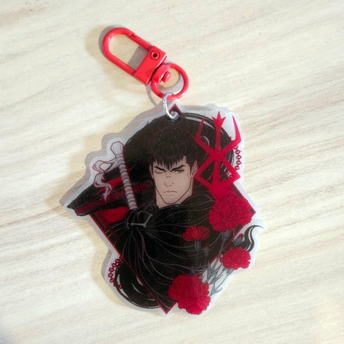 Berserk Guts keychain handmade made to order