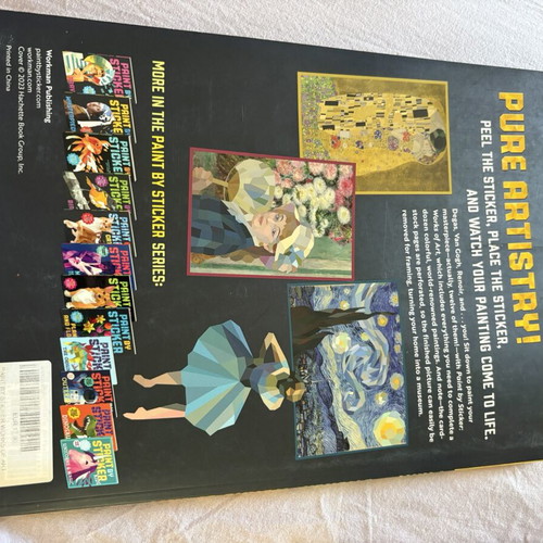 Paints by Sticker used, art sticker album