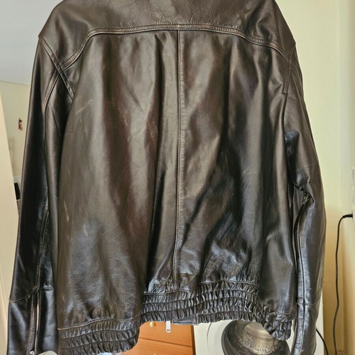 Leather jacket Zara like new, vintage limited edition men's