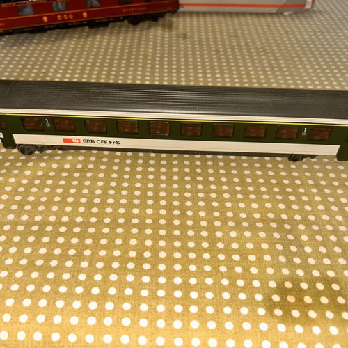 Vintage H0 Model Train Wagons Set of 5 used
