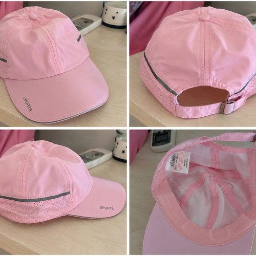 Jockey hat, pink, size L
