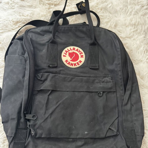 Fjällräven Kånken Classic backpack used, black