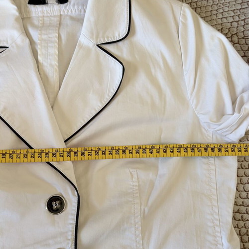Hauber women's jacket white like new, size XXL