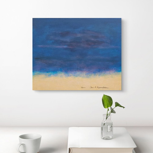 On the Island II painting like new, acrylic sea Aegean