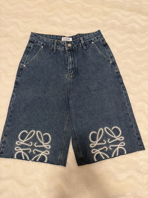 Cropped jean slim fit, like new, high waist, blue, size L