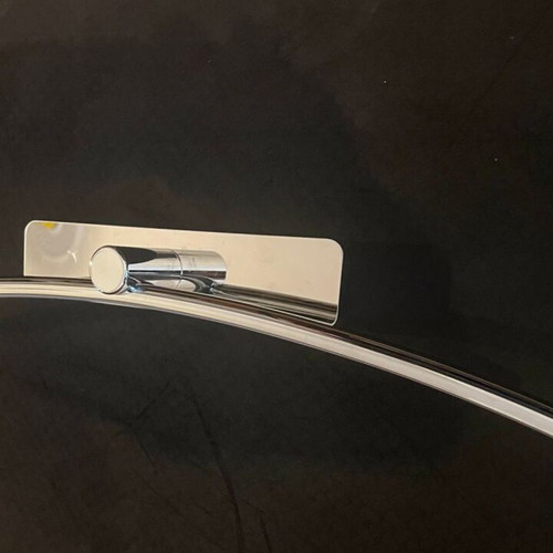 Bathroom LED light 12W 4000K 220V silver curved design