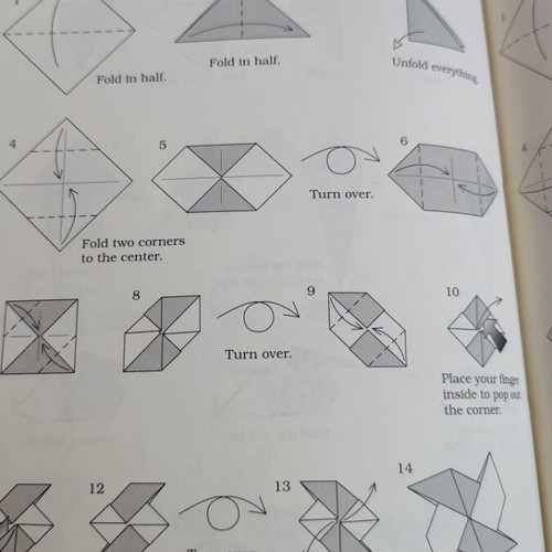 Easy Origami book used, English