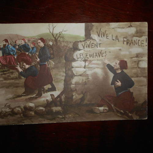 Jeanne d'Arc and French revolutionaries cards used, set of 2