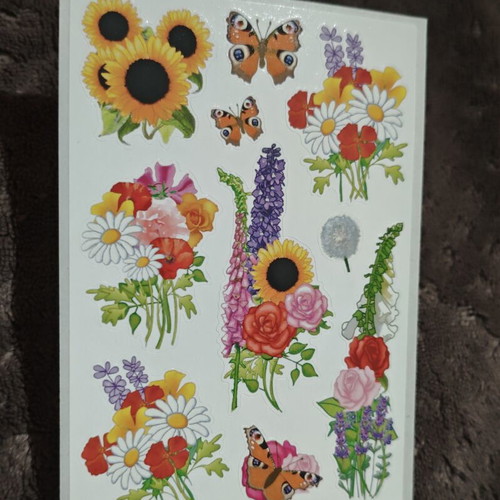 Flower stickers new