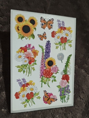 Flower stickers new