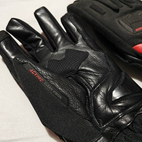 Agvpro motorcycle gloves Large like new, waterproof with protections