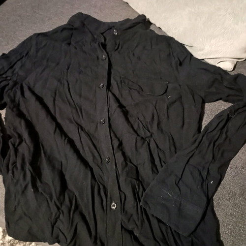 Terranova women's black shirt like new semi-transparent