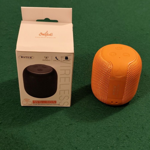 WSTER WS-805 Portable Bluetooth Speaker TWS, orange
