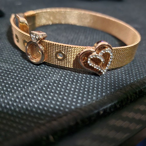 Loisir women's stainless steel bracelet Fantasy collection rose gold like new