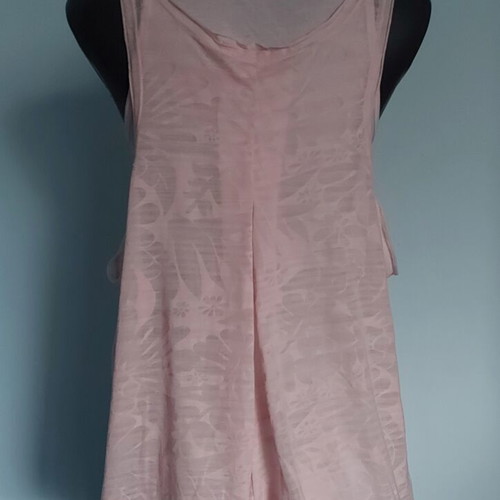 Two-layer tunic used, pink, unisize, casual style