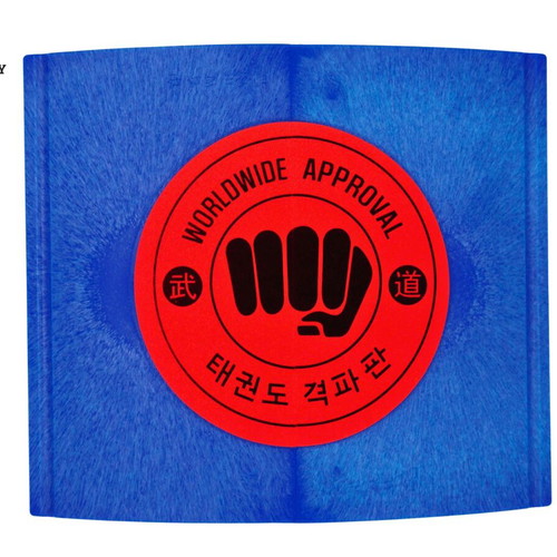 Blue Reusable ABS Breaking Tile 25x22x0.7cm for Martial Arts