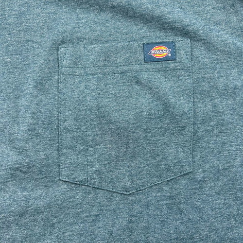 Dickies Teal Long Sleeve Pocket Thermal Crew Neck Sweatshirt 3XL