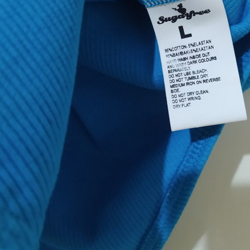 Sugarfree bodysuit new, blue, size Large
