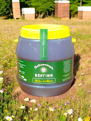 Flower Honey from Pella 3 kg new
