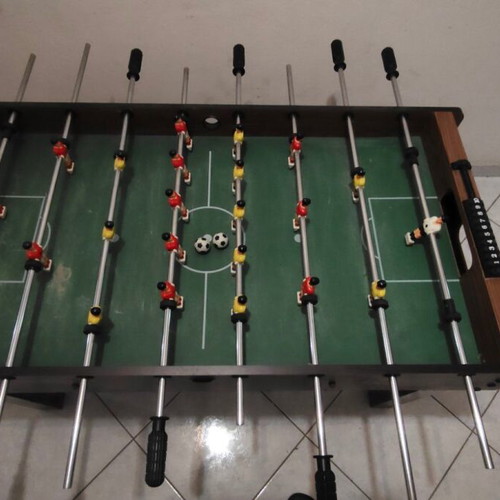 Foosball and Mini Billiards used, set of 2 games