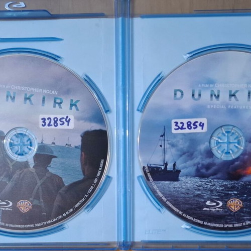 Dunkirk Blu-ray used, special two-disc edition with Greek subtitles
