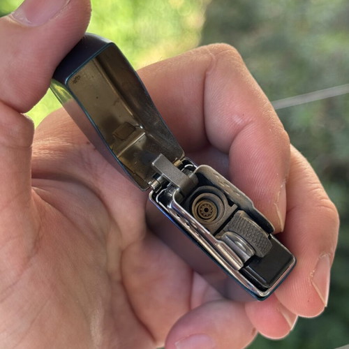 Zippo Blu lighter used