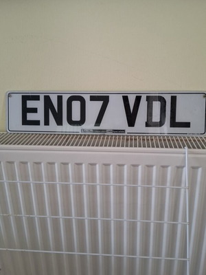 BMW car license plate authentic like new