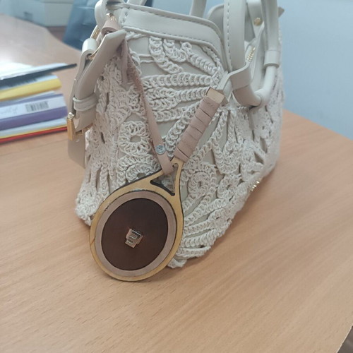 Elegant women's bag mirror, handmade
