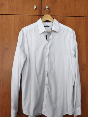 Silvano Verri XXL slimfit shirt like new, white