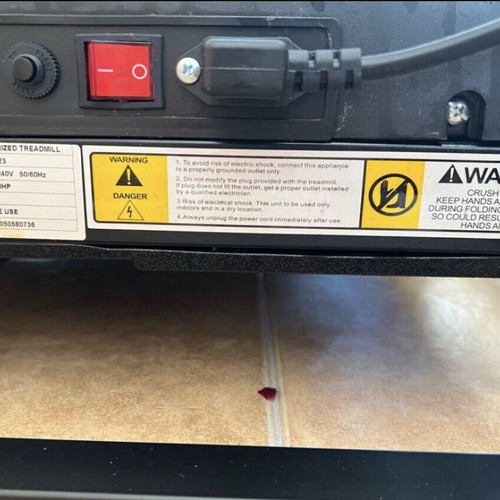 XFit folding treadmill like new