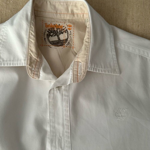 Timberland Kids Short-Sleeve Shirt White Like New
