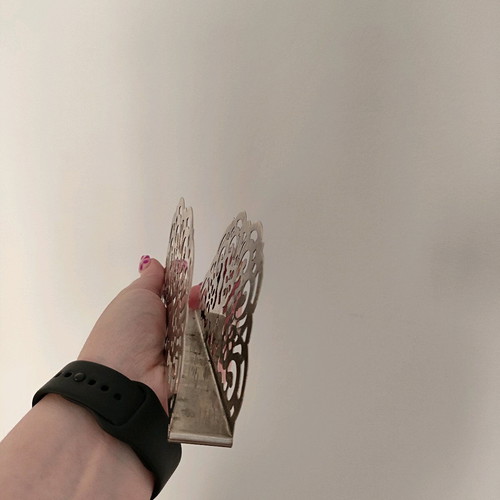 Napkin holder used with wear