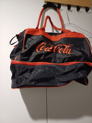 Coca Cola Collectible Travel Bag with Shoe Compartment like new