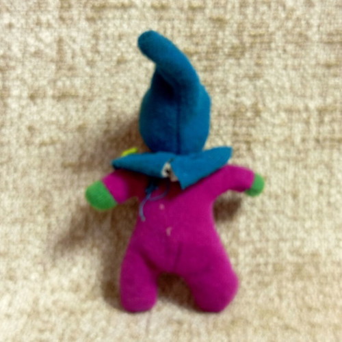 El Greco Mini Clown Bean Doll 80s Vintage New