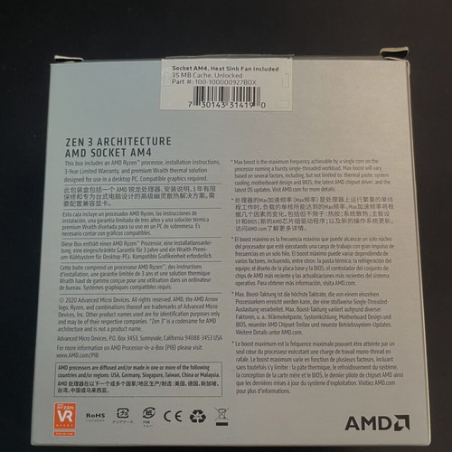 AMD Wraith Stealth CPU cooler, new, AM4 socket