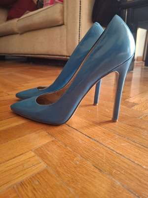 Nine West blue ruan high heels size 40