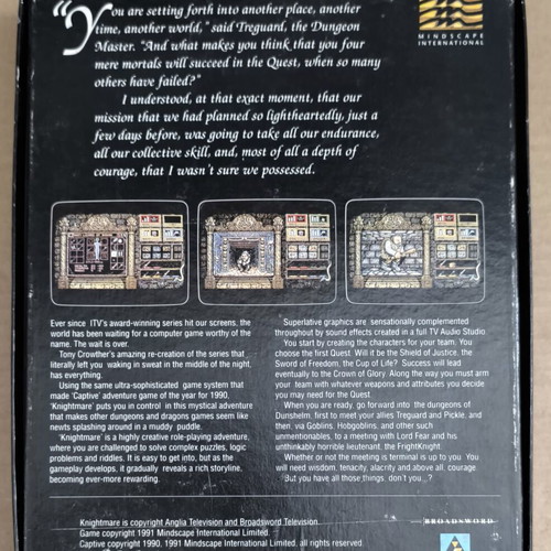 Knightmare Limited Edition used for Amiga