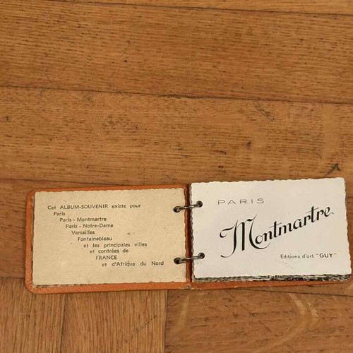 Miniature album with Paris photos used