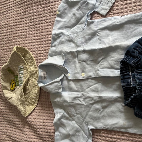 Kids' spring/autumn clothing set for 3-year-olds used, multicolor