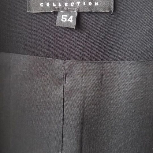 Black dress and jacket set used, size 54