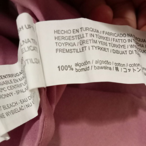 Παπλωματοθήκη κούνιας για κορίτσι Zara σαν καινούργια, 100% βαμβάκι 100x120