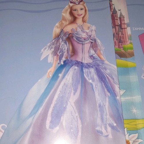Barbie collectible insert Swan Lake with construction instructions new