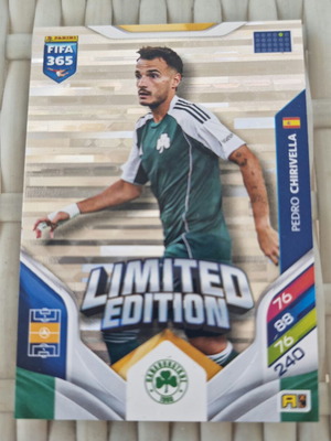 Panini FIFA 365 Adrenalyn XL 2026 Limited Edition Chirivella card like new Panathinaikos