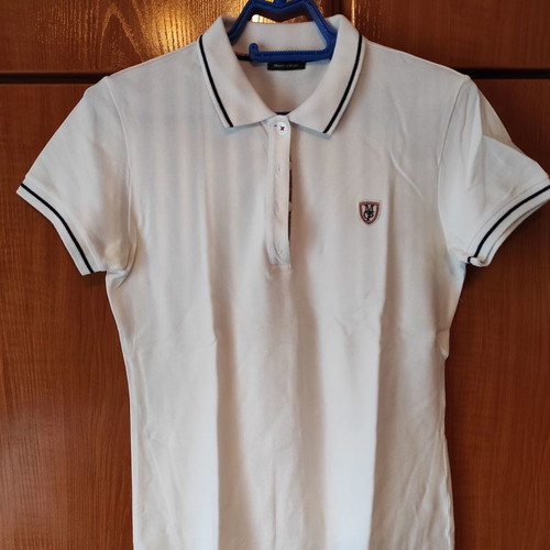 Marc O'Polo T-Shirt white new with blue details size M