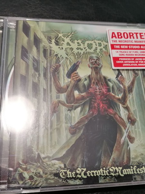 Aborted The Necrotic Manifesto CD like new, metal